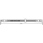 Juratek Brake Hydraulic Hose Line Rear JBH1128