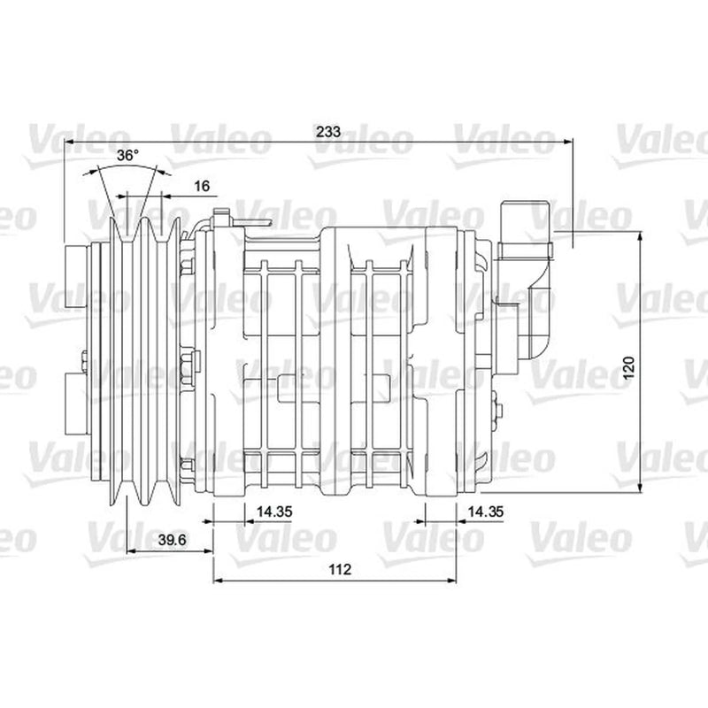 Valeo Air Conditioning Compressor 700854