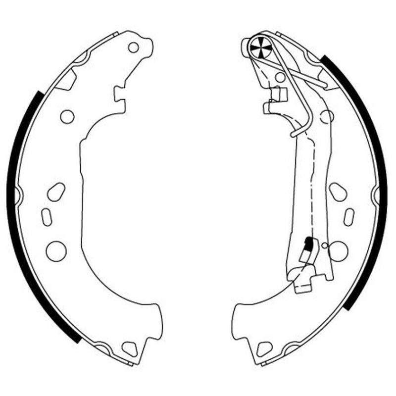 Textar Brake Shoe Set Axle Kit 91067600