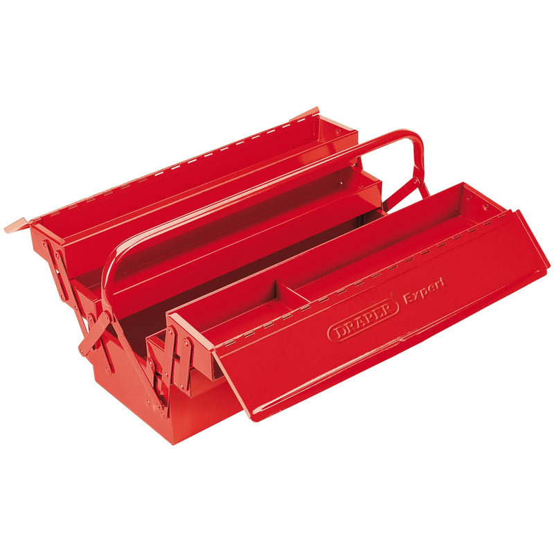 Draper Expert Tool Box Extra Long 530mm Four Tray Heavy Gauge