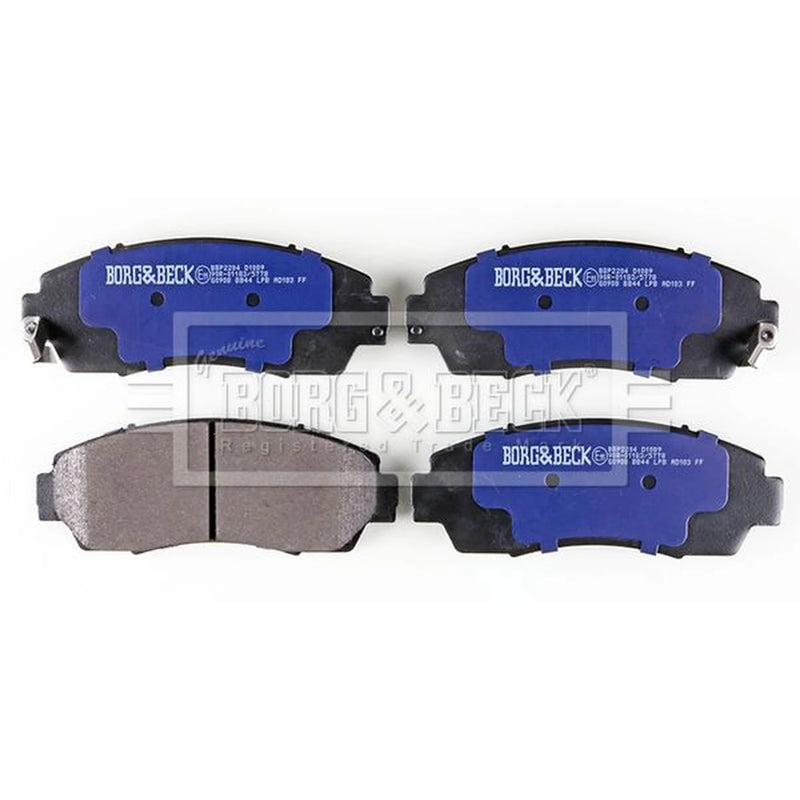 Borg & Beck 4 x Front Brake Pad Set BBP2204