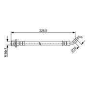 Bosch Brake Hydraulic Hose Line Rear 1 987 481 905