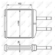 NRF Heater Matrix Core Heat Exchanger 54260