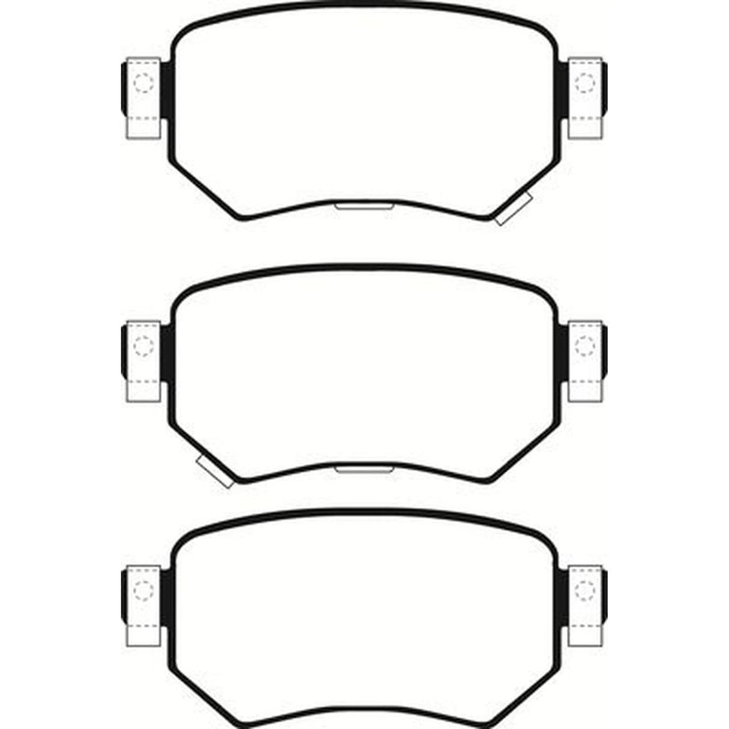 Abtex Rear Brake Pad Set PLU2359