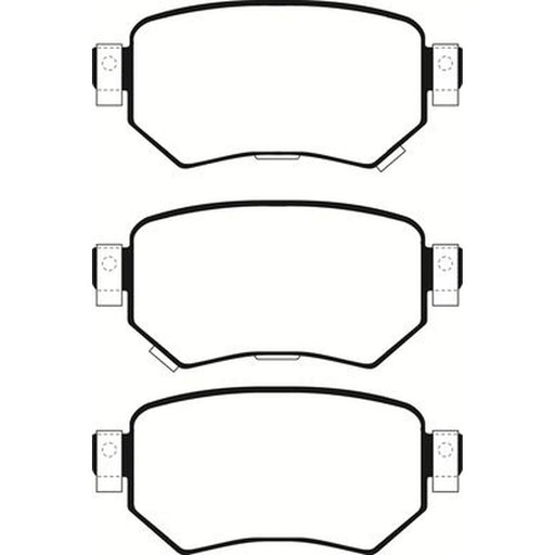 Abtex Rear Brake Pad Set PLU2359