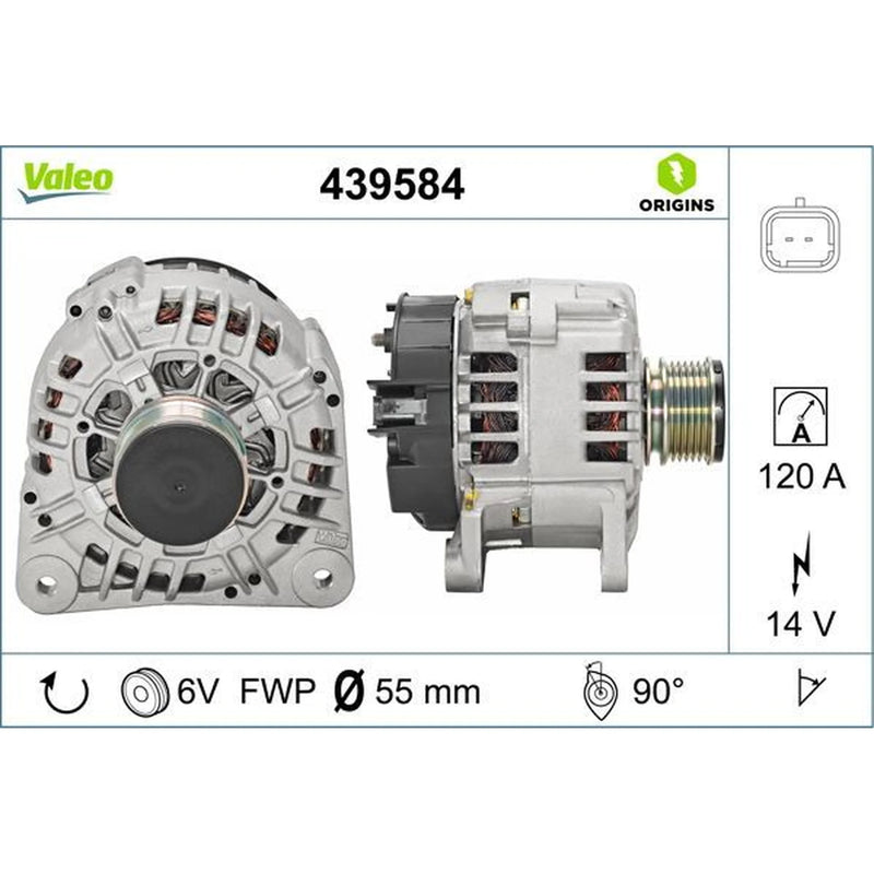 Valeo Car Alternator 12V 439584