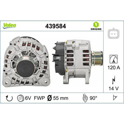 Valeo Car Alternator 12V 439584