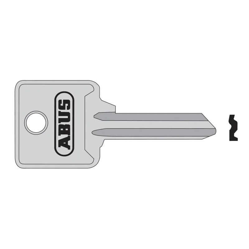 ABUS Mechanical 85/40 40mm Right Hand Key Blank - 10002702-01