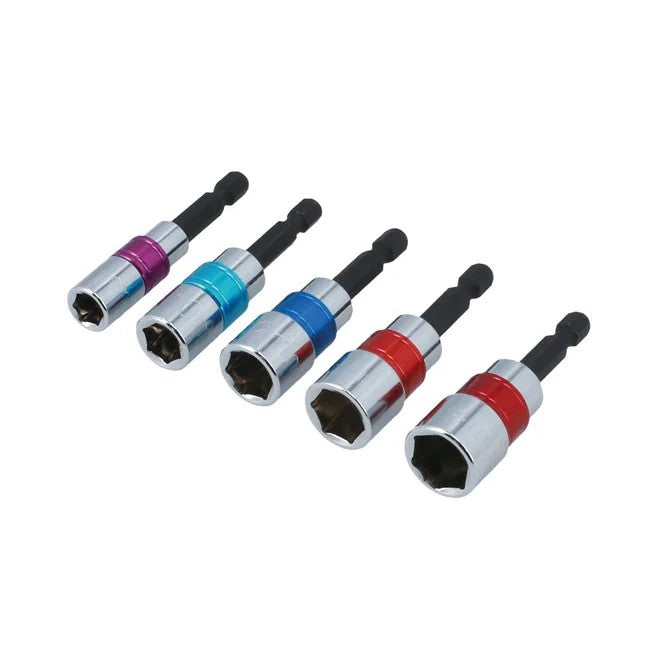 Laser Tools Nut Driver with Quick Chuck Set 5pc - PL