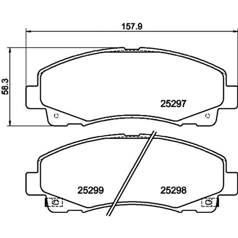 Mintex Brake Pad Set MDB3197