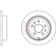 Apec 2 x Vented Rear Brake Discs DSK2770