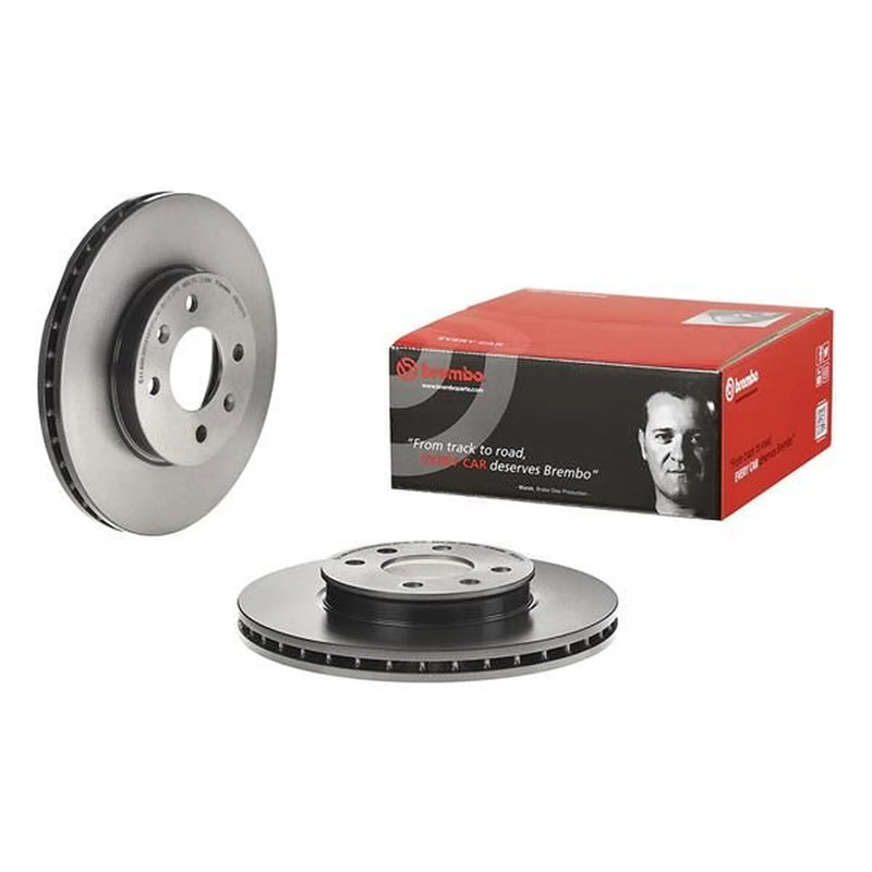 Brembo 2 x Internally Vented Front Brake Discs 09.D227.11