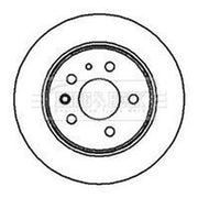 Borg & Beck 2 x Solid Rear Brake Discs BBD4825