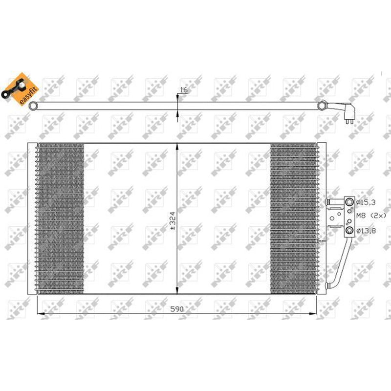 NRF Air Conditioning Condenser 35295