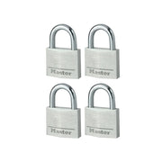 Master Lock Aluminium 40mm Padlock 4-Pin - Keyed Alike x 4 - 9140EURQNOP