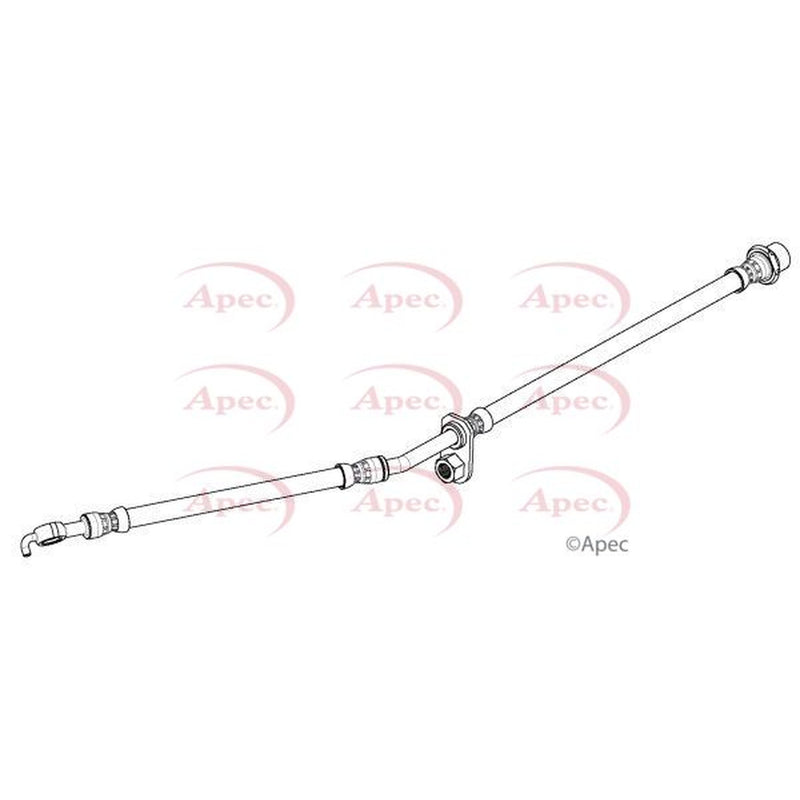 Apec Brake Hydraulic Hose Line Front Left HOS4286