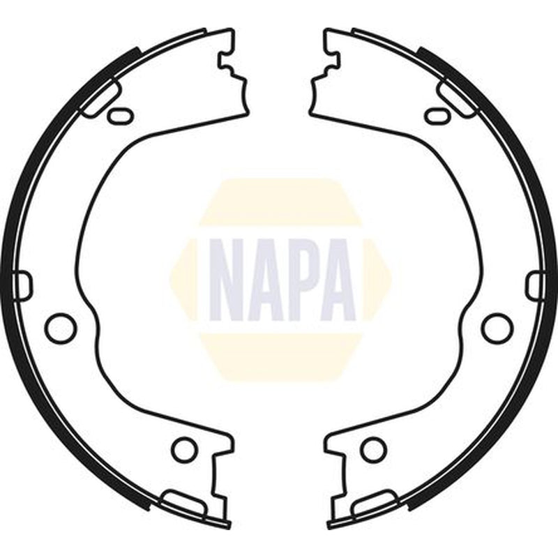 NAPA Parking Brake Shoe Set NBS5049