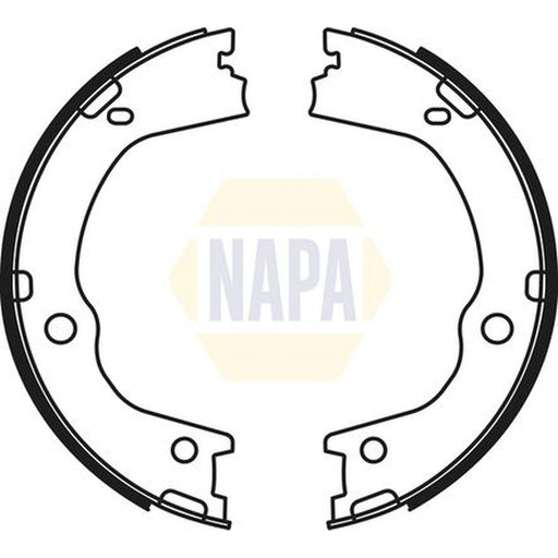 NAPA Parking Brake Shoe Set NBS5049