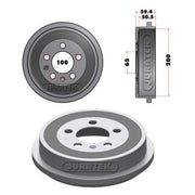 Juratek Brake Drum Assembly Rear JDR002