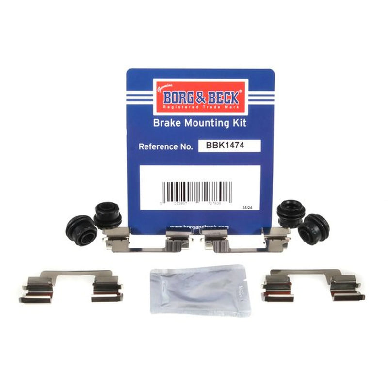 Borg & Beck Brake Pad Accessory Fitting Kit Rear BBK1474