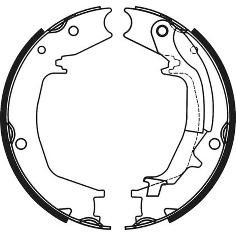 Abtex Brake Shoe Set Axle Kit ABS4158