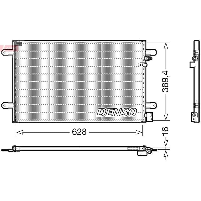 Denso Air Conditioning Condenser DCN02037