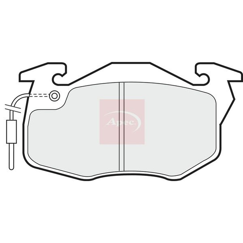Apec Front Brake Pad Set PAD471