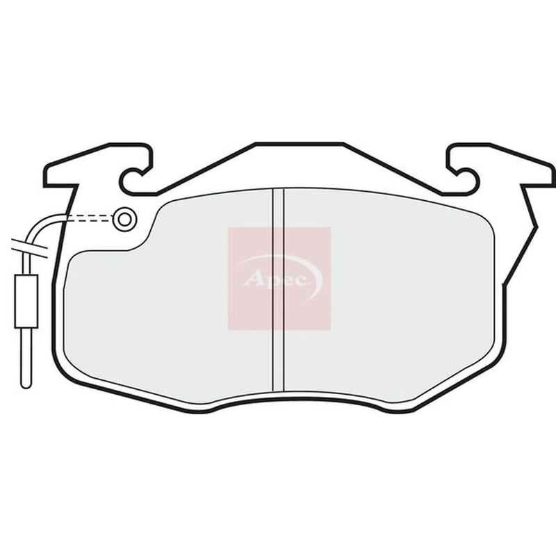 Apec Front Brake Pad Set PAD471