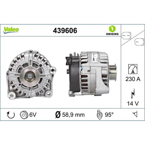 Valeo Car Alternator 12V 439606