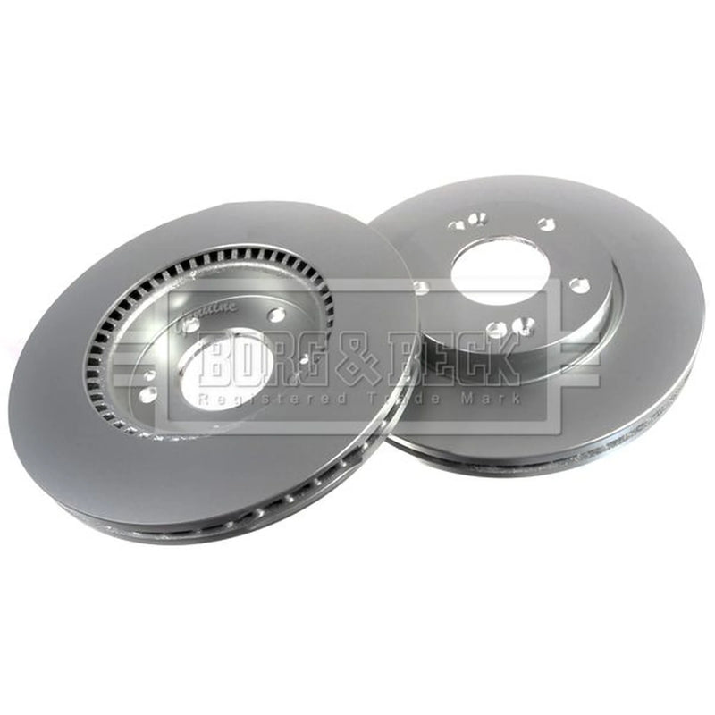 Borg & Beck 2 x Vented Front Brake Discs BBD5270