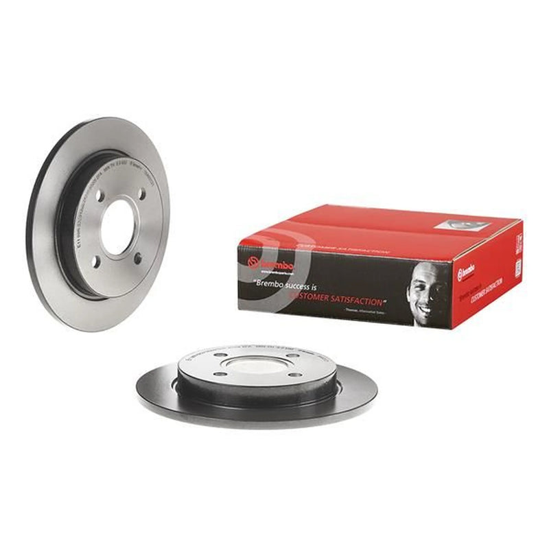 Brembo 2 x Solid Rear Brake Discs 08.4931.21