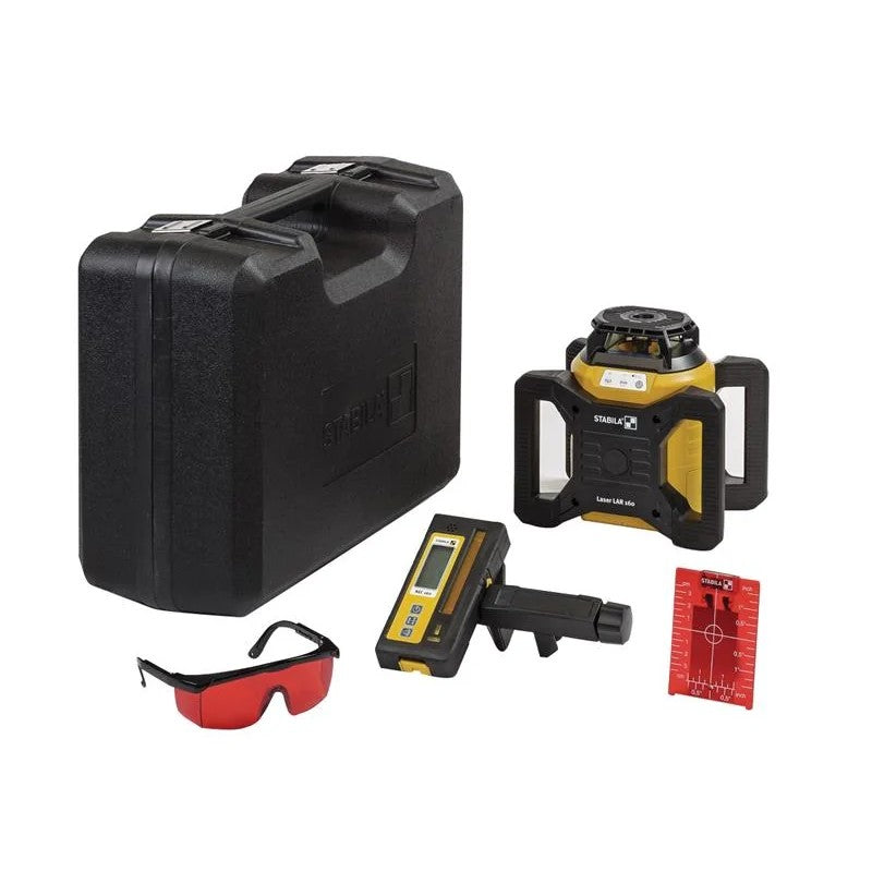 Stabila LAR 160 Rotation Laser Set, 5 Piece - 19157