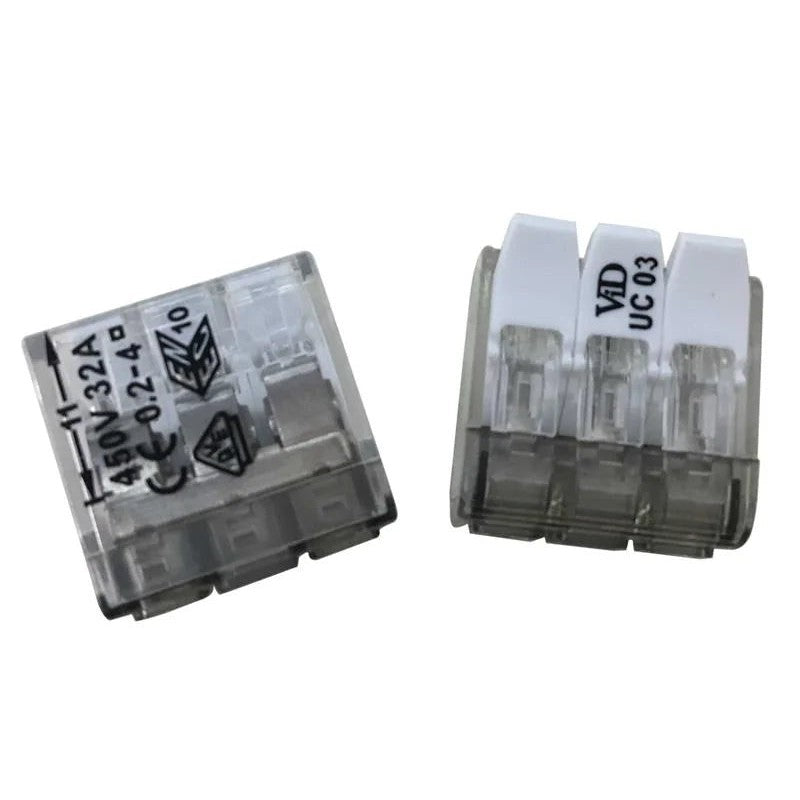 Dencon 3 Pole Compact Lever Connector 32A - 9213NB