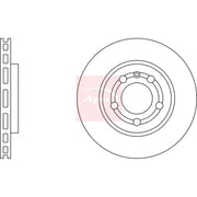 Apec 2 x Vented Rear Brake Discs DSK2116