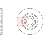 Apec 2 x Vented Rear Brake Discs DSK2116
