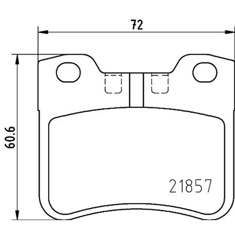 DON Front Brake Pad Set PCP1584