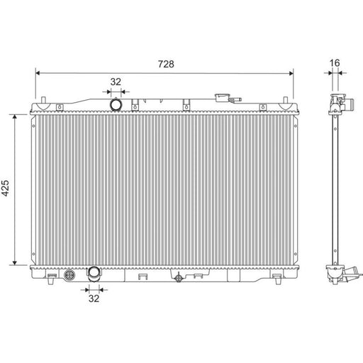 Valeo Engine Radiator 701443