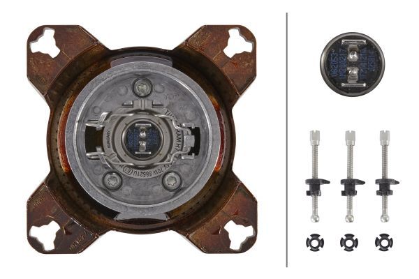 Hella Insert, high beam headlight Right 1K0 008 191-041 11074966