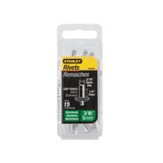STANLEY® Hand Tools 1-PAA64 Aluminium Rivets Medium 5 x 7mm Pack of 15