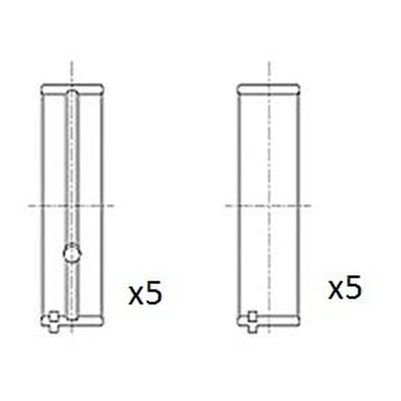 FAI Main Bearing Set 63.7mm BM1038-050