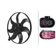 Hella Engine Cooling Fan Left 8EW 366 420-131