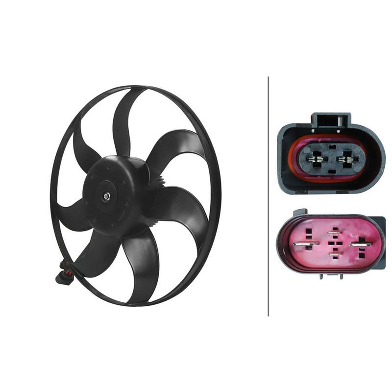 Hella Engine Cooling Fan Left 8EW 366 420-131
