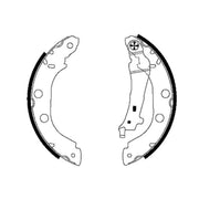 Mintex Brake Shoe Set Axle Kit MFR469