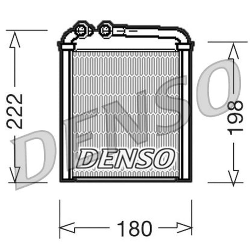 Denso Heater Matrix Core Heat Exchanger DRR32005