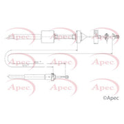 Apec Clutch Control Cable Pull CAB5031