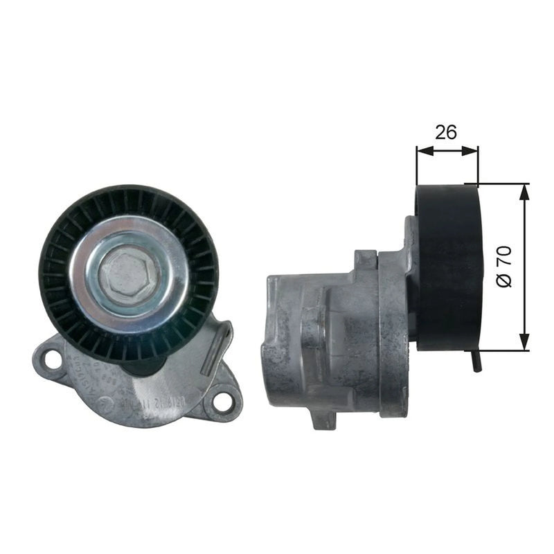 Gates Auxiliary Belt Tensioner T39164