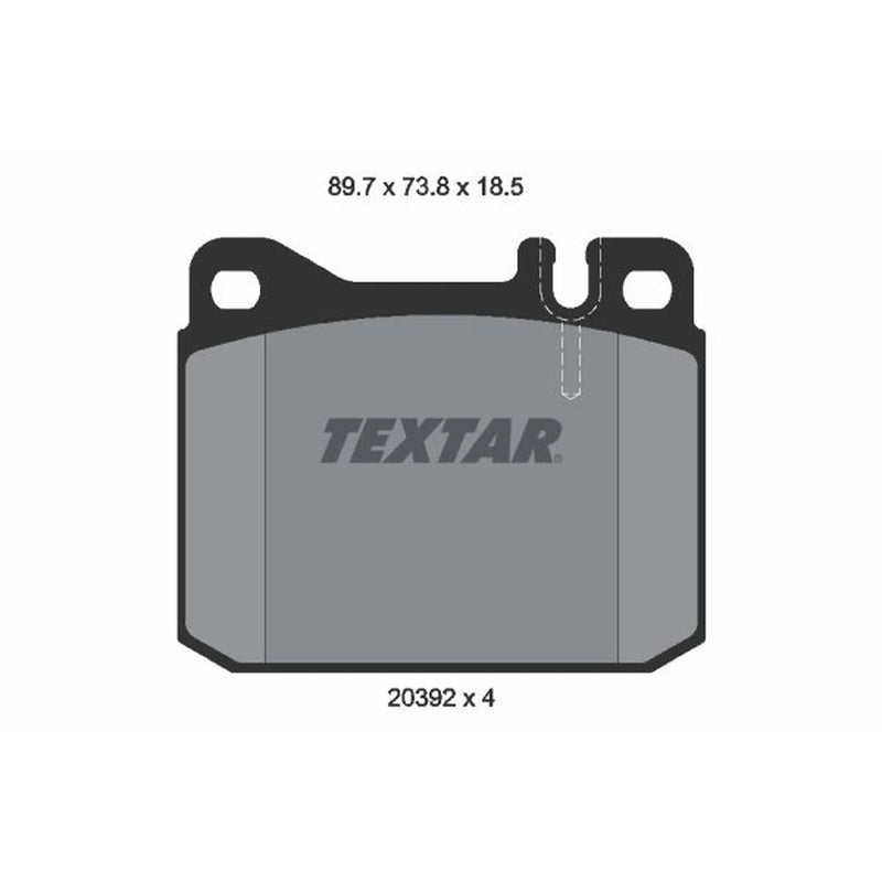 Textar Front Brake Pad Set 2039213