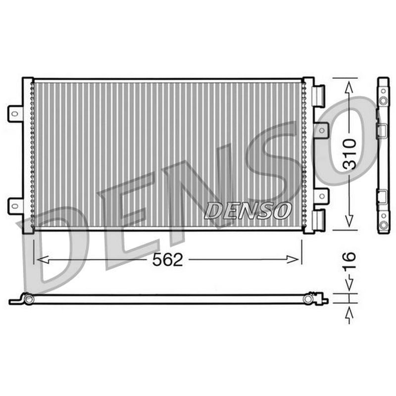 Denso Air Conditioning Condenser DCN09101