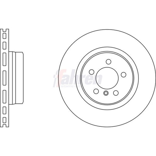 Fahren 2 x Front Brake Discs FBD6548