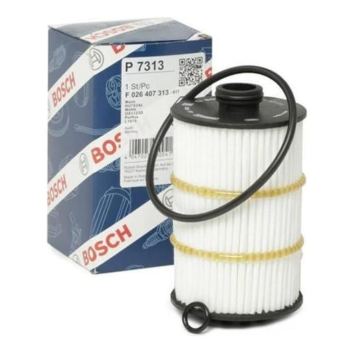 Bosch Car Oil Filter P7313 Fits Audi A6 Rs6 Quattro Tfsi Act - 4.0 - 13-18 F0264 Bosch  - Town Parts